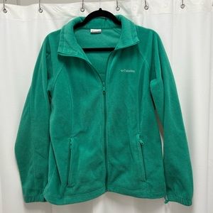Green Columbia zip up